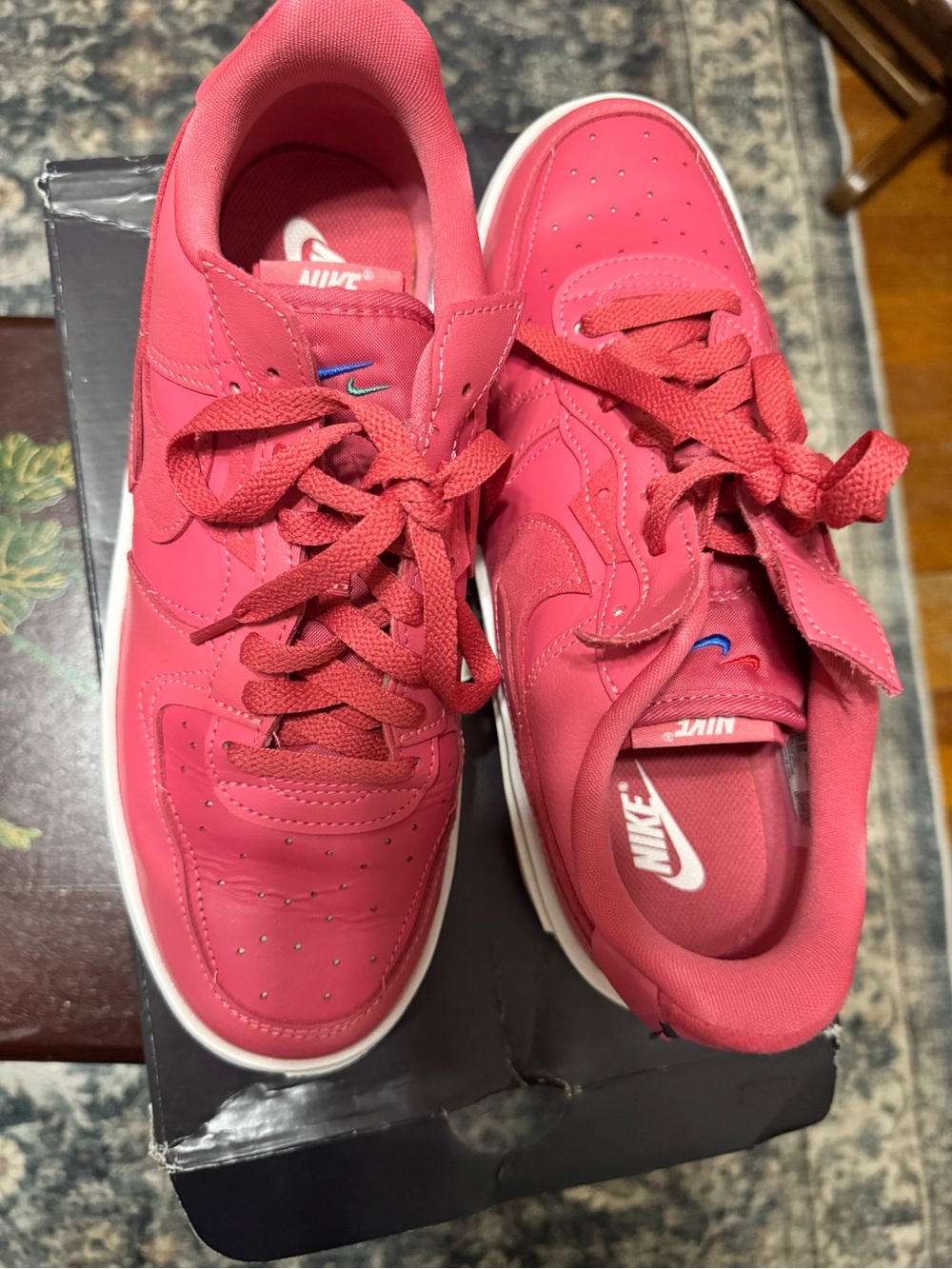 Nike Women's Pink Air Force Ones